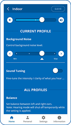 Sound Tuning options
