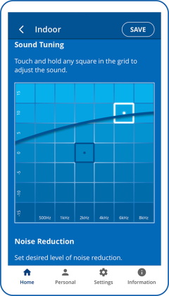 Sound tuning best sound point grid
