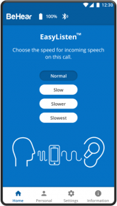 EasyListen slows down speech to improve intelligibility