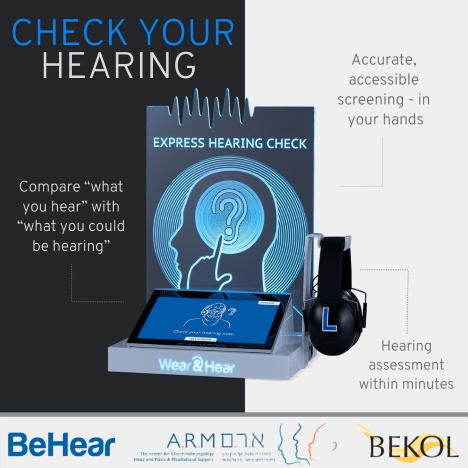 BeHear Express Hearing Check Kiosk