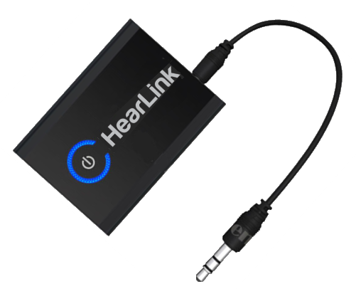 HearLink, transmisor Bluetooth de escucha asistida para TV.